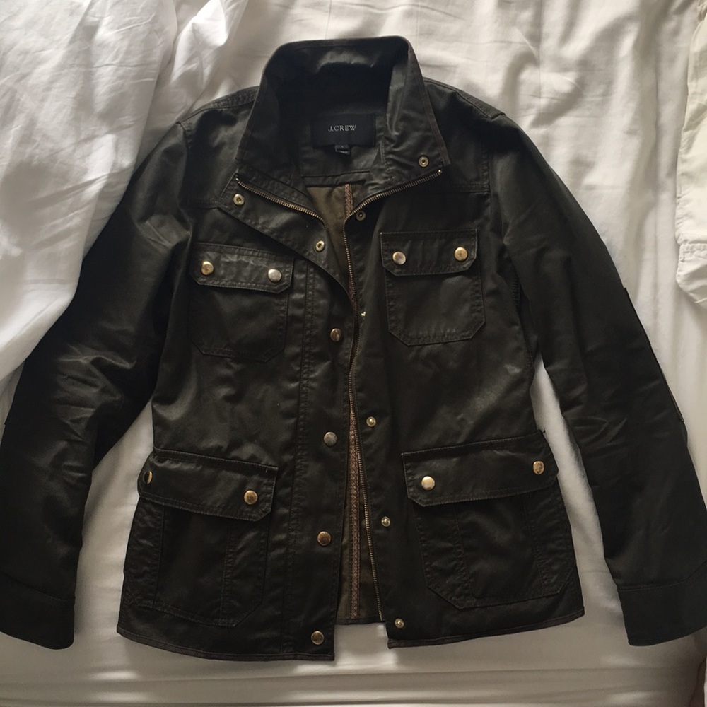 J Crew Field Jacket in Army green
